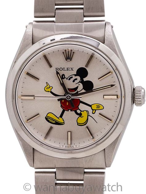 rolex air king mickey mouse